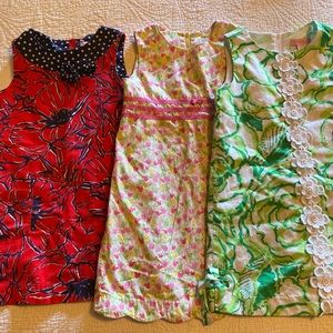 3 Lilly Pulitzer Dresses size 8
